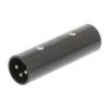 NEDIS COTP15921BK XLR Coupler XLR 3-pin Male - XLR 3-pin Male Black | ΚΑΛΩΔΙΑ / ADAPTORS | elabstore.gr
