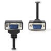 NEDIS CCGP59050BK50 VGA Cable VGA Male - VGA Male 90° Angled 5.0 m Black | ΚΑΛΩΔΙΑ / ADAPTORS | elabstore.gr