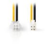 NEDIS CCGP74310VA015 Internal Power Cable P4 Male - P4 Female 0.15 m Various | ΚΑΛΩΔΙΑ / ADAPTORS | elabstore.gr
