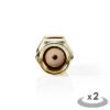 NEDIS CSGP02110GD SMA Adapter SMA Male (Reverse Polarity) - SMA Male 2 pieces Go | ΚΑΛΩΔΙΑ / ADAPTORS | elabstore.gr