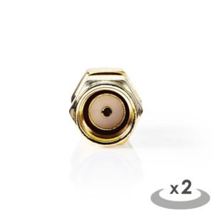 NEDIS CSGP02110GD SMA Adapter SMA Male (Reverse Polarity) - SMA Male 2 pieces Go | ΚΑΛΩΔΙΑ / ADAPTORS | elabstore.gr