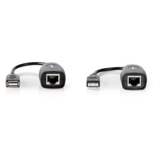 NEDIS CCGP60EXTBK500 USB 2.0 Active Extension Cable A Male - A Female 50 m Black | ΚΑΛΩΔΙΑ / ADAPTORS | elabstore.gr