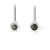 NEDIS CSGP40000WT20 Coax Cable 90dB IEC (Coax) Male - IEC (Coax) Female 2.0 m Wh | ΚΑΛΩΔΙΑ / ADAPTORS | elabstore.gr