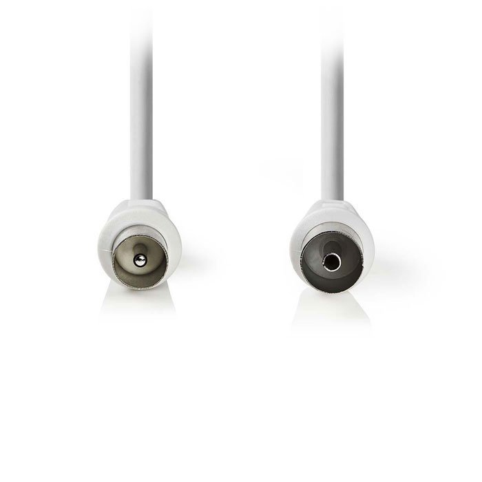 NEDIS CSGP40000WT20 Coax Cable 90dB IEC (Coax) Male - IEC (Coax) Female 2.0 m Wh | eLabstore.gr NEDIS CSGP40000WT20 Coax Cable 90dB IEC (Coax) Male - IEC (Coax) Female 2.0 m Wh | ΚΑΛΩΔΙΑ / ADAPTORS | elabstore.gr