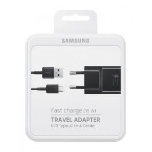 SAMSUNG Φορτιστής EP-TA300CBEGWW USB 2.0 σε Type-C, 2.1A 25W, μαύρος | Αξεσουάρ κινητών | elabstore.gr