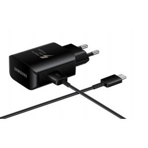 SAMSUNG Φορτιστής EP-TA300CBEGWW USB 2.0 σε Type-C, 2.1A 25W, μαύρος | Αξεσουάρ κινητών | elabstore.gr