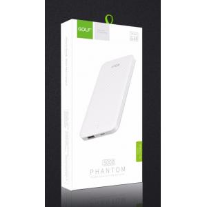 GOLF Power bank Phantom G38-WH 5000mAh, 1x USB, Micro input, 1A, λευκό | Αξεσουάρ κινητών | elabstore.gr