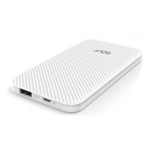 GOLF Power bank Phantom G38-WH 5000mAh, 1x USB, Micro input, 1A, λευκό | Αξεσουάρ κινητών | elabstore.gr