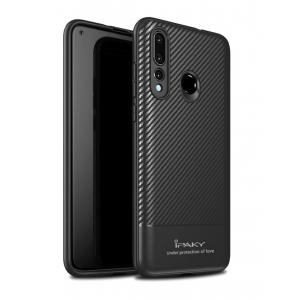 IPAKY θήκη Carbon Fiber TPU IPK-042 flexible, για Huawei P30 Lite, μαύρη | Αξεσουάρ κινητών | elabstore.gr