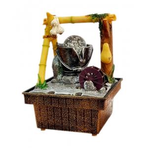 Συντριβάνι Feng Shui JK-180-014 Watermill, 18 x 12 x 12cm | Οικιακές & Προσωπικές Συσκευές | elabstore.gr