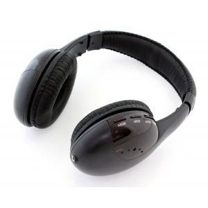 Ασύρματα ακουστικά MH2001 με FM tuner, 3.5mm, μαύρα | eLabstore.gr