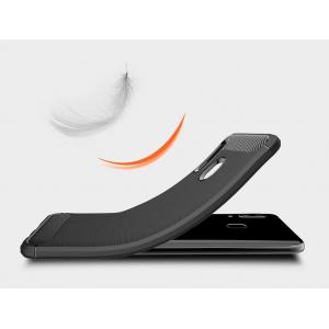 POWERTECH Θήκη Carbon Flex MOB-1329 για Samsung Galaxy A40, μαύρη | Αξεσουάρ κινητών | elabstore.gr