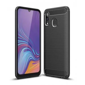 POWERTECH Θήκη Carbon Flex MOB-1329 για Samsung Galaxy A40, μαύρη | Αξεσουάρ κινητών | elabstore.gr