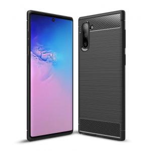 POWERTECH Θήκη Carbon Flex MOB-1365 για Samsung Note 10, μαύρη | Αξεσουάρ κινητών | elabstore.gr