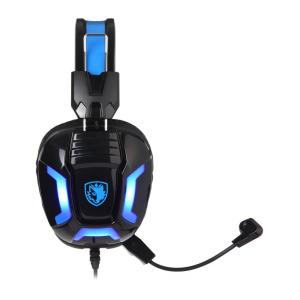 SADES Gaming Headset Element SA-702-BL, blue LED, 3.5mm, 40mm ακουστικά | eLabstore.gr SADES Gaming Headset Element SA-702-BL, blue LED, 3.5mm, 40mm ακουστικά | Συνοδευτικά PC | elabstore.gr