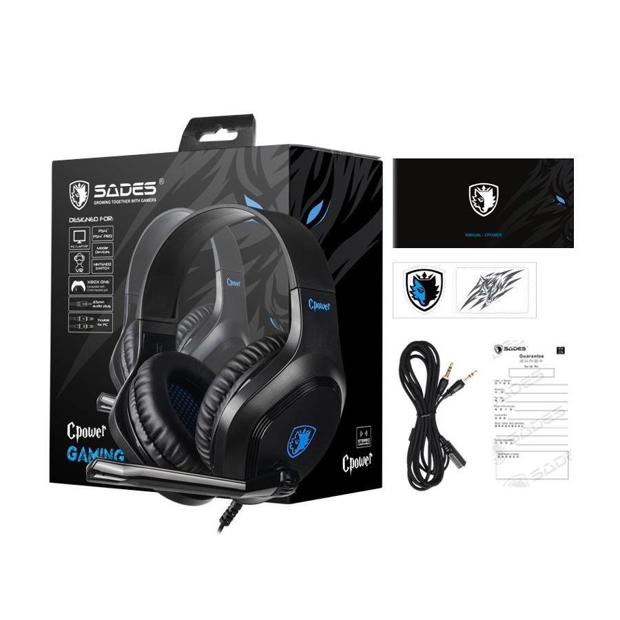SADES Gaming Headset Cpower SA-716-BL, multiplatform, 3.5mm | eLabstore.gr SADES Gaming Headset Cpower SA-716-BL, multiplatform, 3.5mm - Image 6