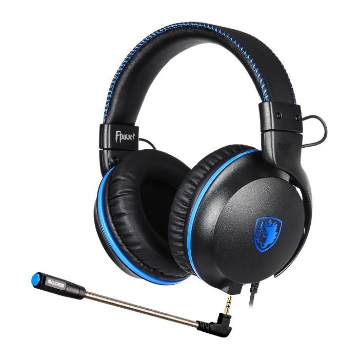 SADES Gaming Headset Fpower SA-717-BL, multiplatform, 3.5mm | eLabstore.gr SADES Gaming Headset Fpower SA-717-BL, multiplatform, 3.5mm | Συνοδευτικά PC | elabstore.gr