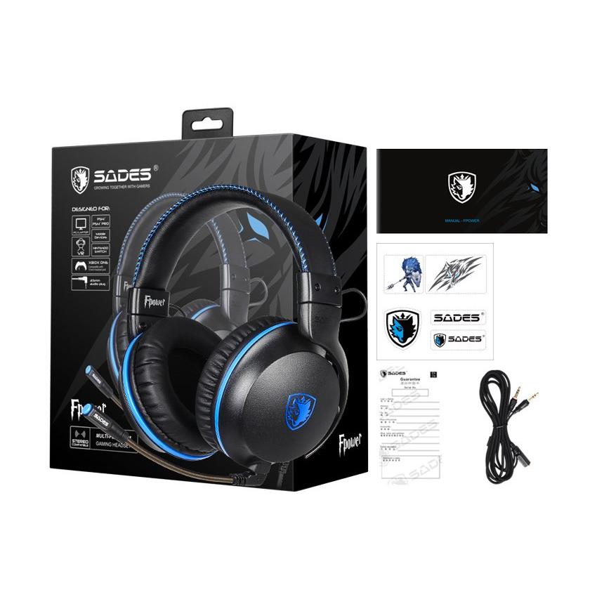 SADES Gaming Headset Fpower SA-717-BL, multiplatform, 3.5mm | eLabstore.gr SADES Gaming Headset Fpower SA-717-BL, multiplatform, 3.5mm - Image 6