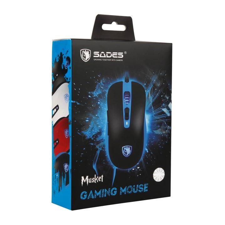 SADES Ενσύρματο Gaming ποντίκι Musket SA-S15-WH, 7 πλήκτρα, λευκό | eLabstore.gr SADES Ενσύρματο Gaming ποντίκι Musket SA-S15-WH, 7 πλήκτρα, λευκό | Συνοδευτικά PC | elabstore.gr