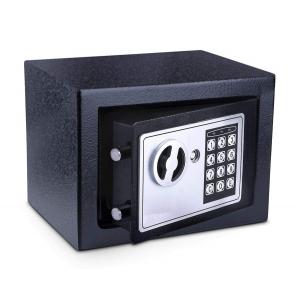 POWERTECH Χρηματοκιβώτιο ασφαλείας SB-17E, 3-8 ψηφίων, 17x23x17cm | Αναλώσιμα - Είδη Γραφείου | elabstore.gr