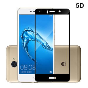 POWERTECH Tempered Glass 5D, Full Glue, Huawei Y7/Y7 Prime (2017), μαύρο | Αξεσουάρ κινητών | elabstore.gr