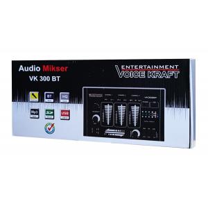 VOICE KRAFT μίκτης ήχου VK300-BT τριών καναλιών USB/Bluetooth/SD, μαύρος | Εικόνα & Ήχος | elabstore.gr