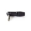 NEDIS COTP23902BK Audio Connector Mono 6.35 mm Male Angled Black | ΚΑΛΩΔΙΑ / ADAPTORS | elabstore.gr