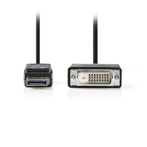 NEDIS CCGP37200BK30 DisplayPort - DVI Cable DisplayPort Male - DVI-D 24+1-Pin Ma | ΚΑΛΩΔΙΑ / ADAPTORS | elabstore.gr