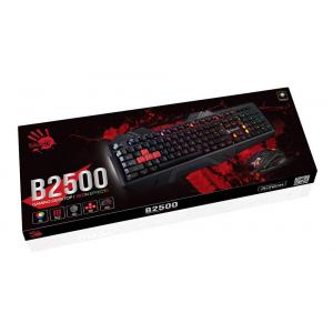BLOODY set ποντίκι & πληκτρολόγιο BLD-B2500, ενσύρματα, 4000Cpi, μαύρο | Συνοδευτικά PC | elabstore.gr