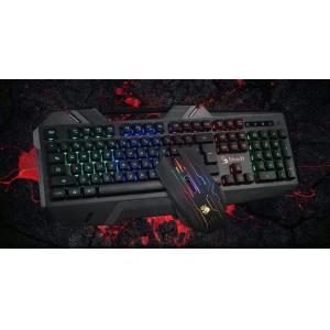 BLOODY set ποντίκι & πληκτρολόγιο BLD-B2500, ενσύρματα, 4000Cpi, μαύρο | Συνοδευτικά PC | elabstore.gr