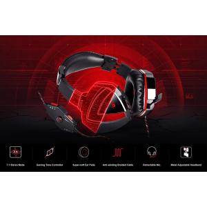 BLOODY Gaming Headset BLD-G501, 7.1CH, 40mm, USB, 100dB, μαύρα | Συνοδευτικά PC | elabstore.gr
