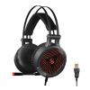 BLOODY Gaming Headset BLD-G530, 7.1CH, 50mm, USB, 105dB, μαύρα | Συνοδευτικά PC | elabstore.gr