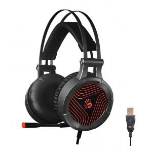 BLOODY Gaming Headset BLD-G530, 7.1CH, 50mm, USB, 105dB, μαύρα | Συνοδευτικά PC | elabstore.gr