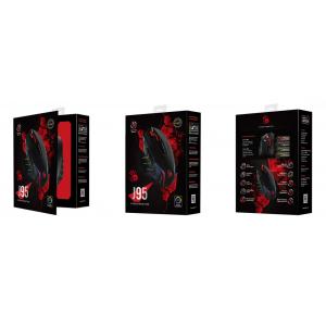 BLOODY ενσύρματο Gaming ποντίκι BLD-J95, oπτικό, 5000 CPI, 9 πλήκτρα | Συνοδευτικά PC | elabstore.gr