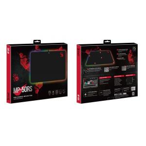 BLOODY Gaming Mousepad BLD-MP-50RS, με RGB LED backlit, 35.8x25.6cm | Συνοδευτικά PC | elabstore.gr