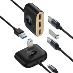 BASEUS USB hub CAHUB-AY01, 1x USB 3.0, 3x USB 2.0, μαύρο | eLabstore.gr BASEUS USB hub CAHUB-AY01, 1x USB 3.0, 3x USB 2.0, μαύρο | Συνοδευτικά PC | elabstore.gr