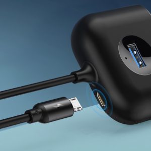 BASEUS USB hub CAHUB-AY01, 1x USB 3.0, 3x USB 2.0, μαύρο | eLabstore.gr BASEUS USB hub CAHUB-AY01, 1x USB 3.0, 3x USB 2.0, μαύρο | Συνοδευτικά PC | elabstore.gr
