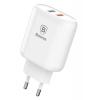 BASEUS φορτιστής τοίχου CCALL-AG02, 2x USB, Quick Charge 23W, λευκός | Αξεσουάρ κινητών | elabstore.gr