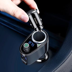 BASEUS FM transmitter και φορτιστής CCALL-RH01, 3.4A, USB, Bluetooth | Gadgets | elabstore.gr