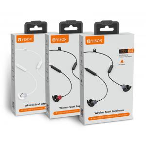 YISON Earphones E17-BK, Bluetooth 5.0, multipoint, με μαγνήτη, μαύρα | Αξεσουάρ κινητών | elabstore.gr