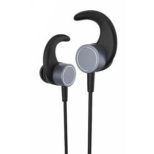 YISON Earphones E17-BK, Bluetooth 5.0, multipoint, με μαγνήτη, μαύρα | Αξεσουάρ κινητών | elabstore.gr