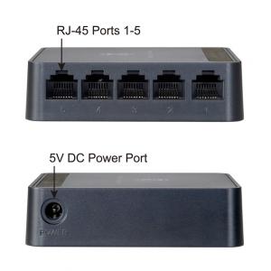 LEVELONE Ethernet switch FEU-0512, 5-port 10/100Mbps, Ver. 1.0 | Δικτυακά | elabstore.gr