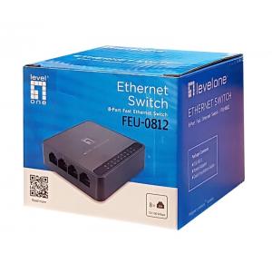 LEVELONE Ethernet switch FEU-0812, 8-port 10/100Mbps, Ver. 1.0 | Δικτυακά | elabstore.gr