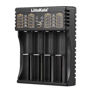 LIITOKALA φορτιστής LII-402 για μπαταρίες NiMH/CD, Li-Ion, IMR, 4 slots | Μπαταρίες | elabstore.gr
