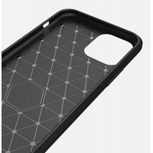 POWERTECH Θήκη Carbon Flex MOB-1378 για iPhone 11 Pro, μαύρη | Αξεσουάρ κινητών | elabstore.gr