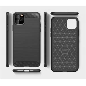 POWERTECH Θήκη Carbon Flex MOB-1378 για iPhone 11 Pro, μαύρη | Αξεσουάρ κινητών | elabstore.gr