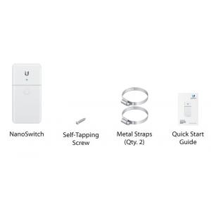 UBIQUITI PoE NanoSwitch N-SW, 4-Port 10/100/1000Mbps, outdoor | Δικτυακά | elabstore.gr