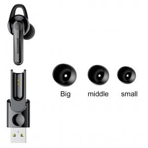 BASEUS bluetooth headset NGCX-01, μαγνητικό, μαύρο | eLabstore.gr