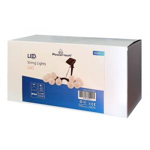 POWERTECH LED λαμπτήρες ODM-10LG4565, 6500K, με solar panel, 300mAh | Φωτισμός | elabstore.gr