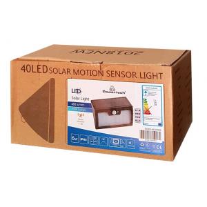 POWERTECH LED Προβολέας ODSP-40L6W65 6W, 3000mAh, με αισθητήρα, ηλιακός | Φωτισμός | elabstore.gr
